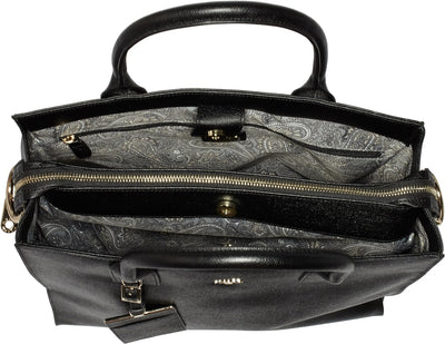 Picard Damen Shopper MIRANDA aus Echtleder OneSize | mit Reissverschluss | Shopper | Alltag Schwarz