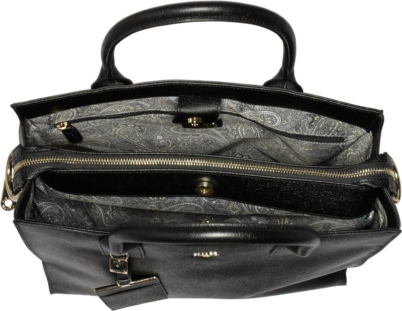 Picard Damen Shopper MIRANDA aus Echtleder OneSize | mit Reissverschluss | Shopper | Alltag Schwarz