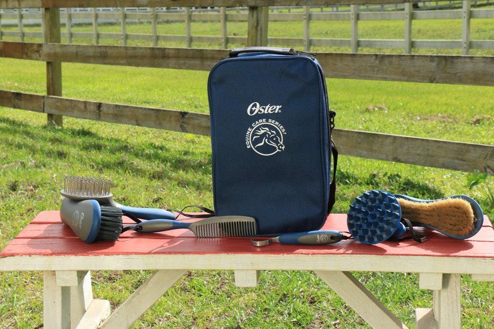 Oster Pferdepflegeset blau 7-teilig Single, Single