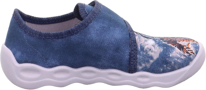 Superfit Jungen Bubble 1-006273 Hausschuhe 25 EU Weit Blau 8000, 25 EU Weit Blau 8000