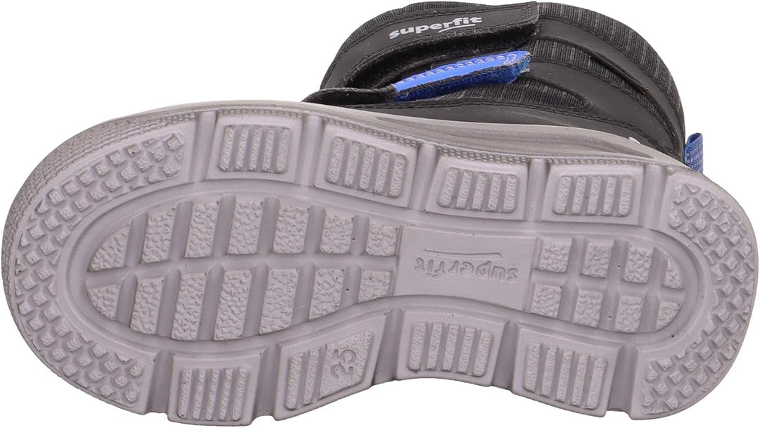 Superfit Jungen 1009076Schneestiefel 28 EU Schwarz Blau 0010, 28 EU Schwarz Blau 0010