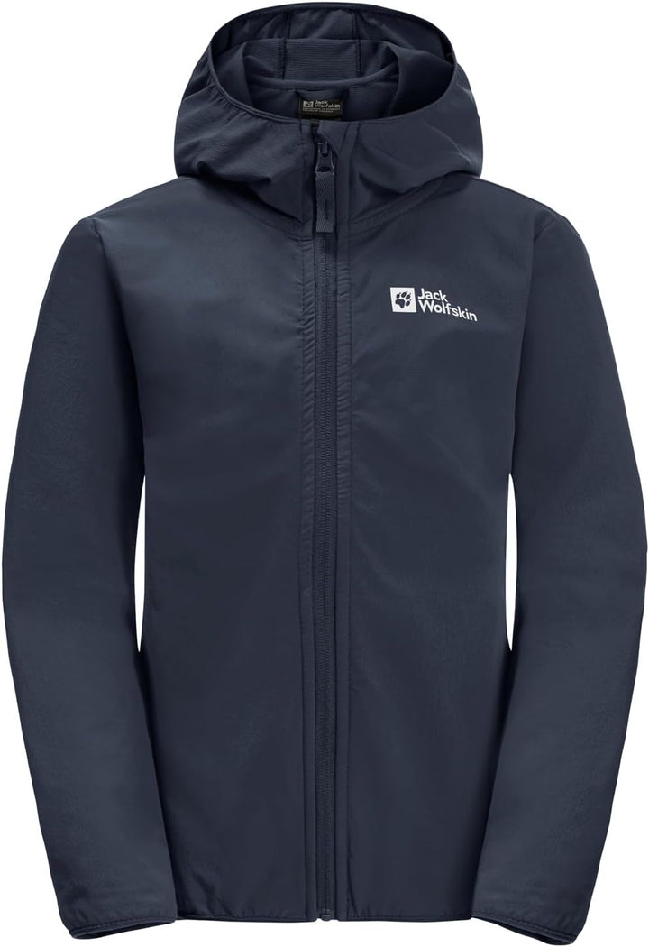 Jack Wolfskin Unisex Kinder Solyd Jacket K Softshelljacke 116 night blue, 116 night blue