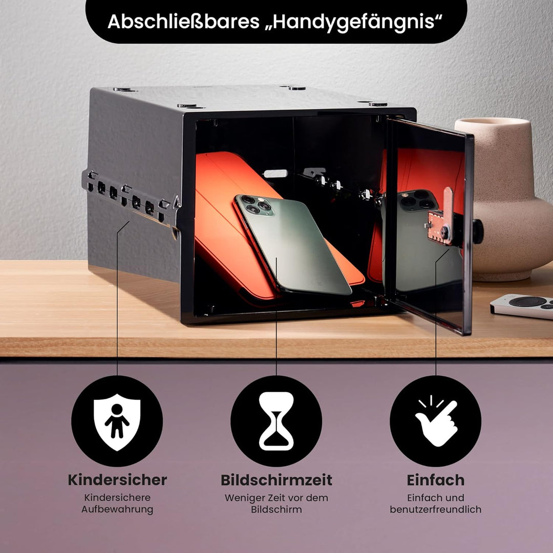 Lockabox One™ | Kompakte Abschliessbare Box aus Polycarbonat mit Zahlenschloss für mehr Sicherheit z