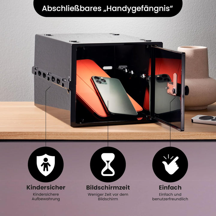 Lockabox One™ | Kompakte Abschliessbare Box aus Polycarbonat mit Zahlenschloss für mehr Sicherheit z