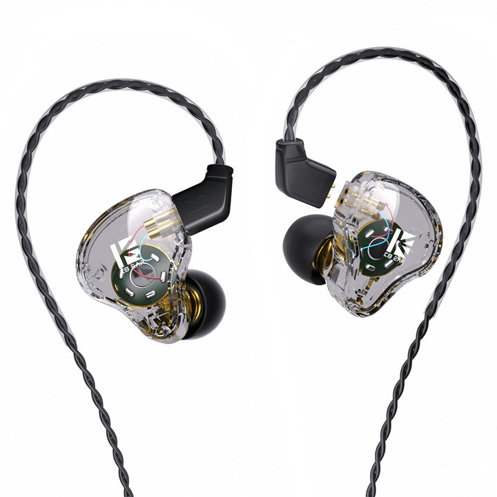 KBEAR KS1 Verdrahtete Ohrhörer Gaming Exzellent Bass Headset, Klang mit Leistung Hohe Auflösung IEM,