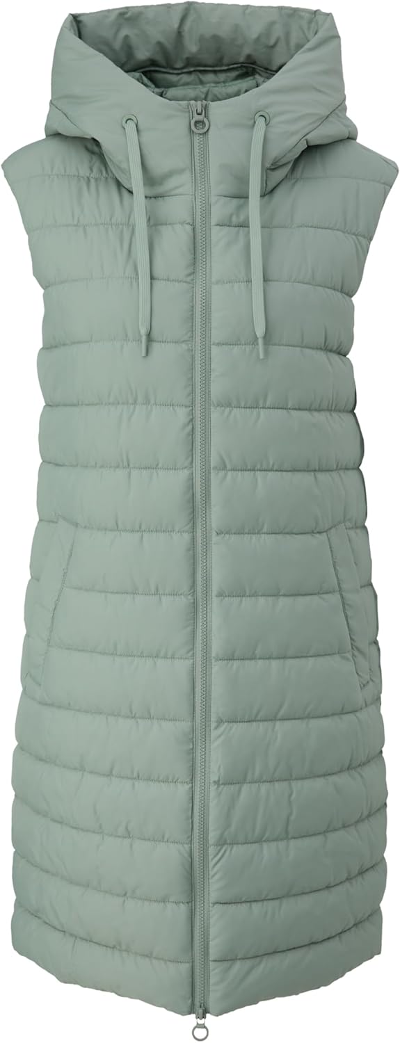 s.Oliver Damen Outdoor Weste 46 Grün, 46 Grün