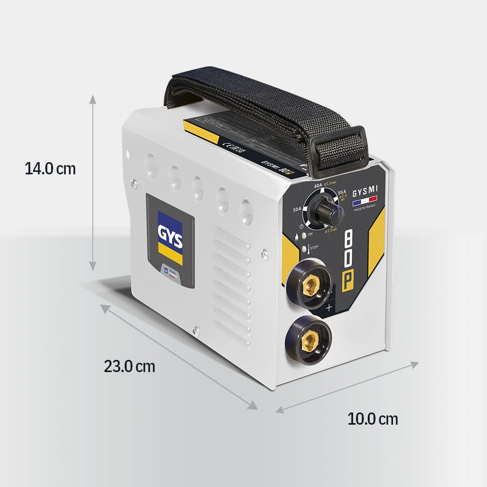 GYS Inverter-Schweissgerät GYSMI-80P - Lichtbogen-Schweissmaschinen für Gleich- und Wechselstrom (2,