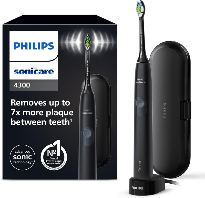 Philips Sonicare ProtectiveClean 4300 elektrische Zahnbürste - Schallzahnbürste mit W2 Optimal White