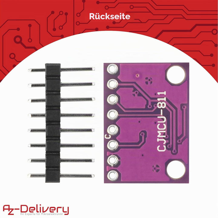 AZDelivery 5 x Kohlendioxid-Gassensor Metalloxid Sensor mit hochempfindlichem On-Board-Detektionssen