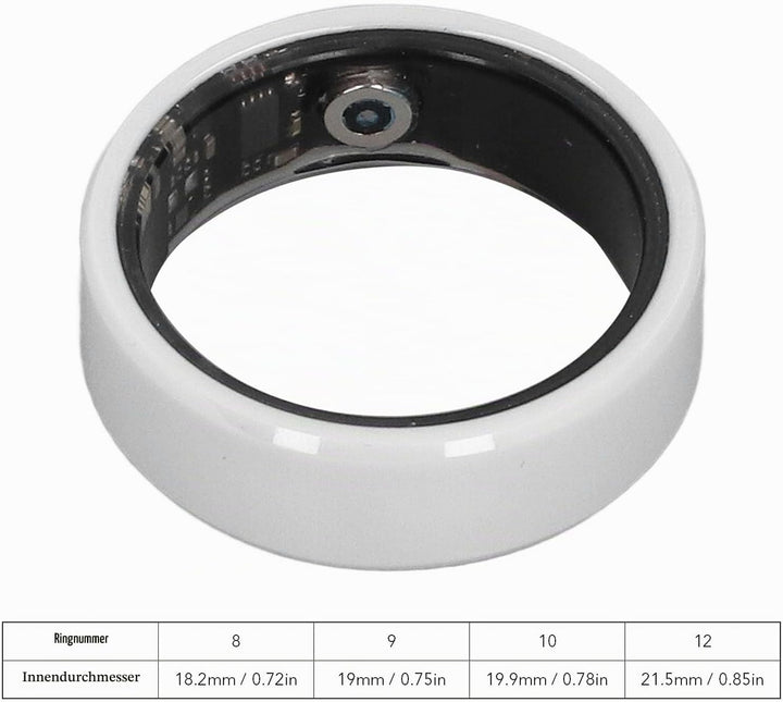 VBESTLIFE Smart Ring, Smart Ring Health Tracker, Aktivitätstracker, Herzfrequenzmesser, Schlafrekord
