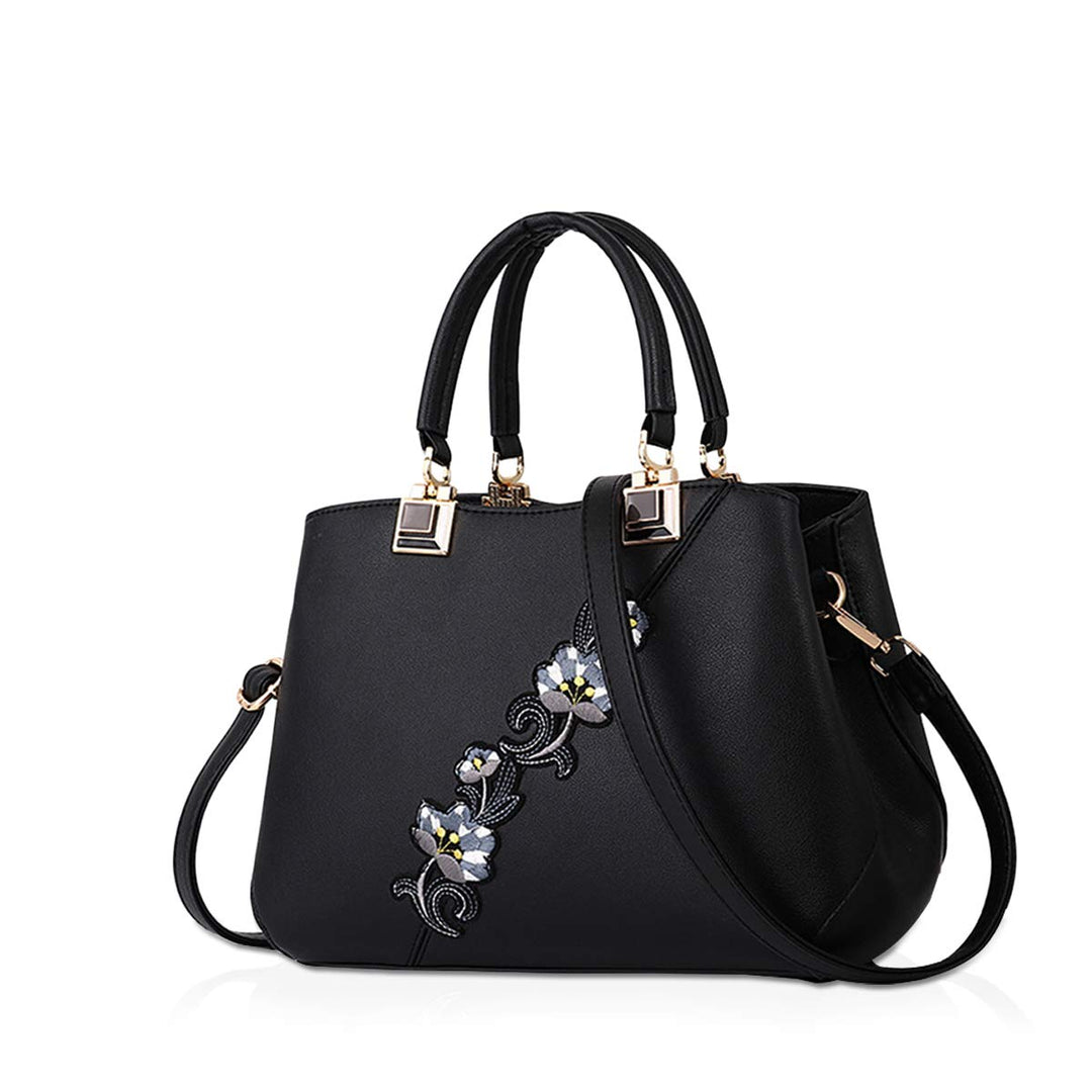 NICOLE & DORIS Handtaschen Damen modische Damenhandtaschen taschen Damen Umhängetaschen mit Blumenmu