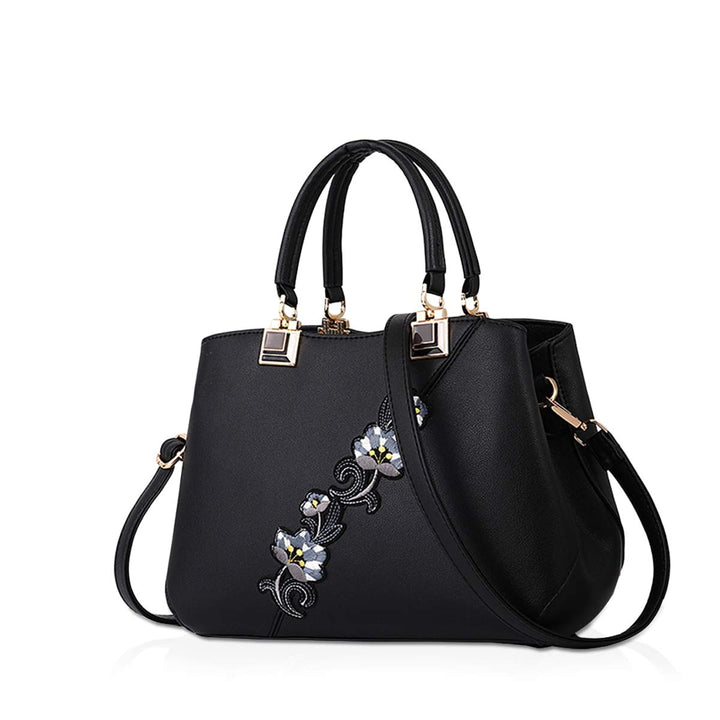 NICOLE & DORIS Handtaschen Damen modische Damenhandtaschen taschen Damen Umhängetaschen mit Blumenmu