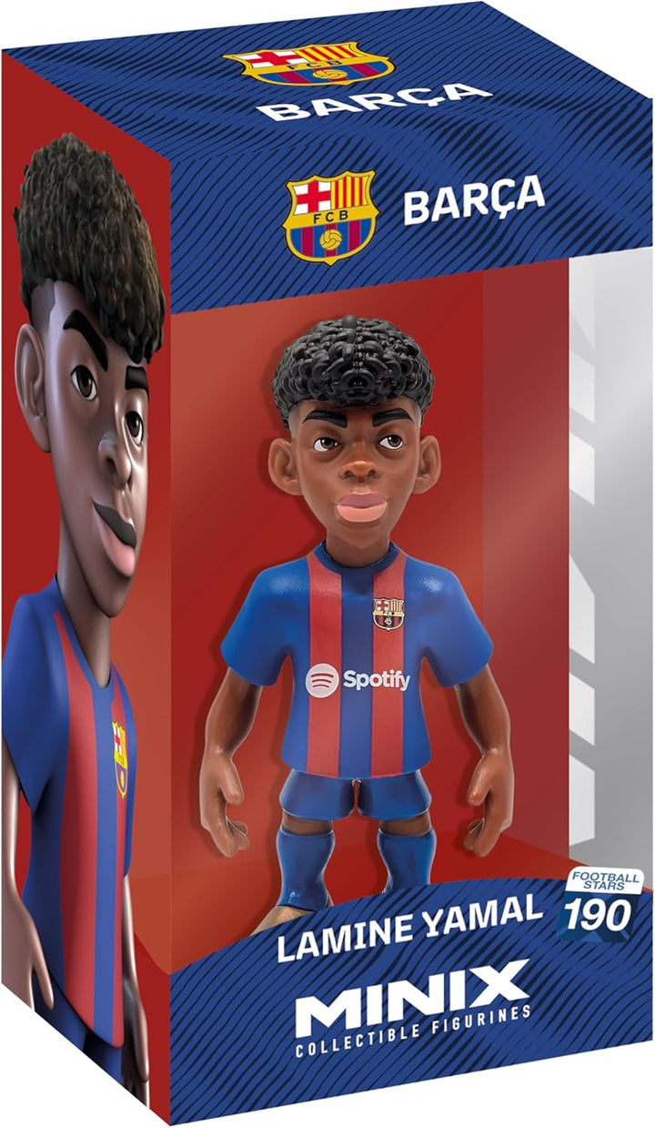 MINIX - Football Stars #190 – FC Barcelona – Lamine Yamal 27 – Sammelfigur, 12 cm