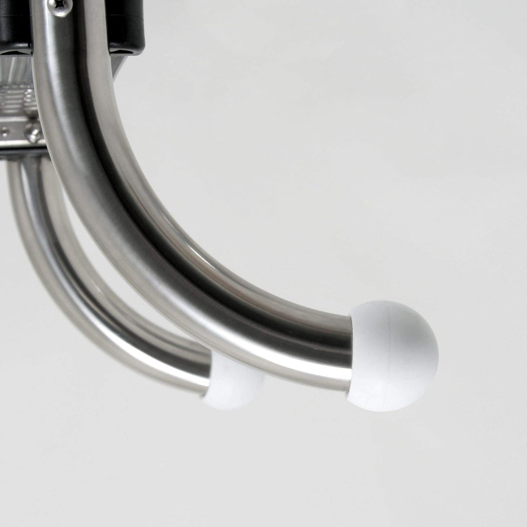 Zelsius V2A Edelstahl Poolleiter mit 4 Stufen | 50,2 x 36,5 x 183 cm - Silber | mit Rutschsicherung