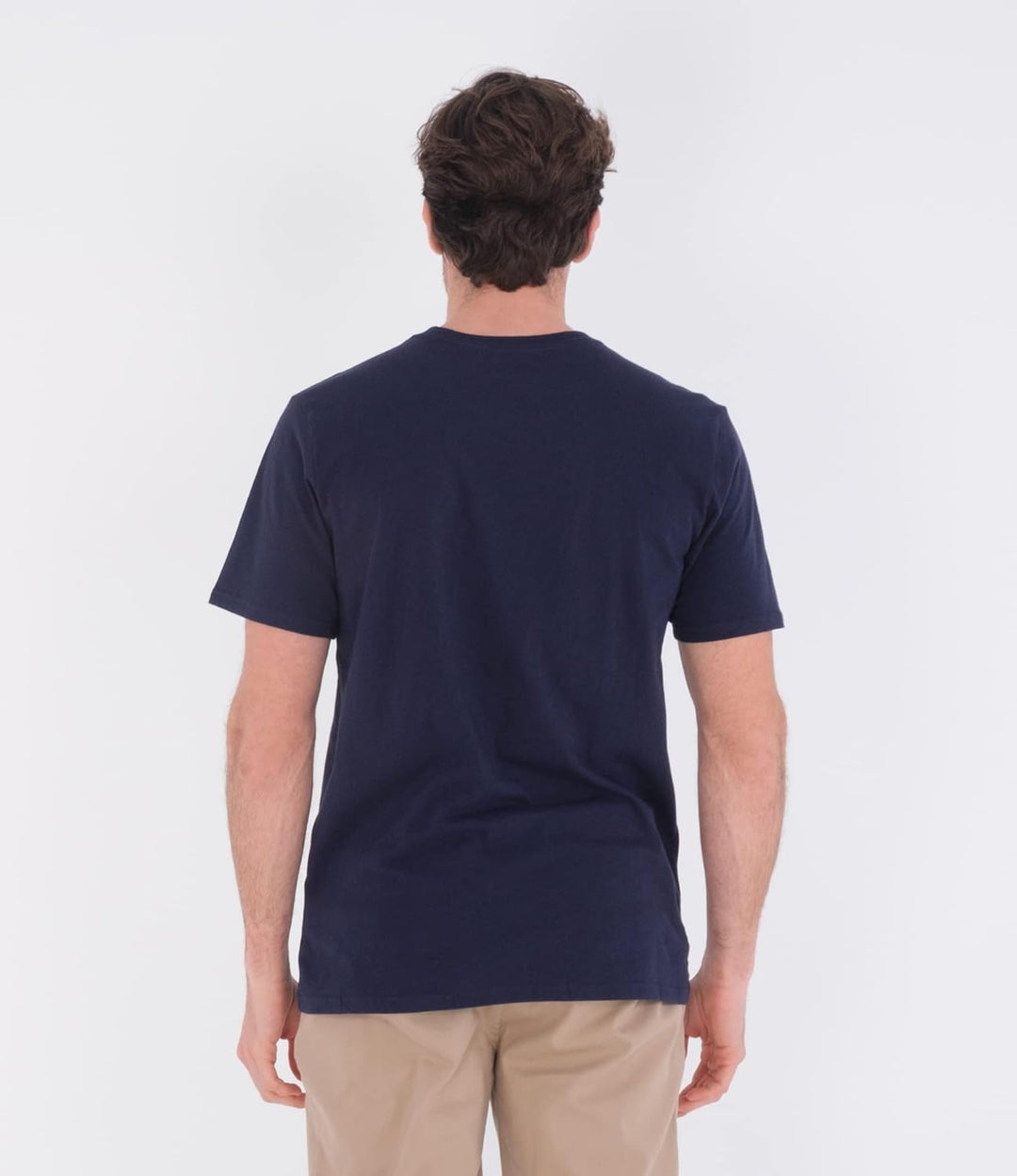 Hurley Herren Evd Wash Core OAO Solid Tee T-Shirt L Obsidian, L Obsidian