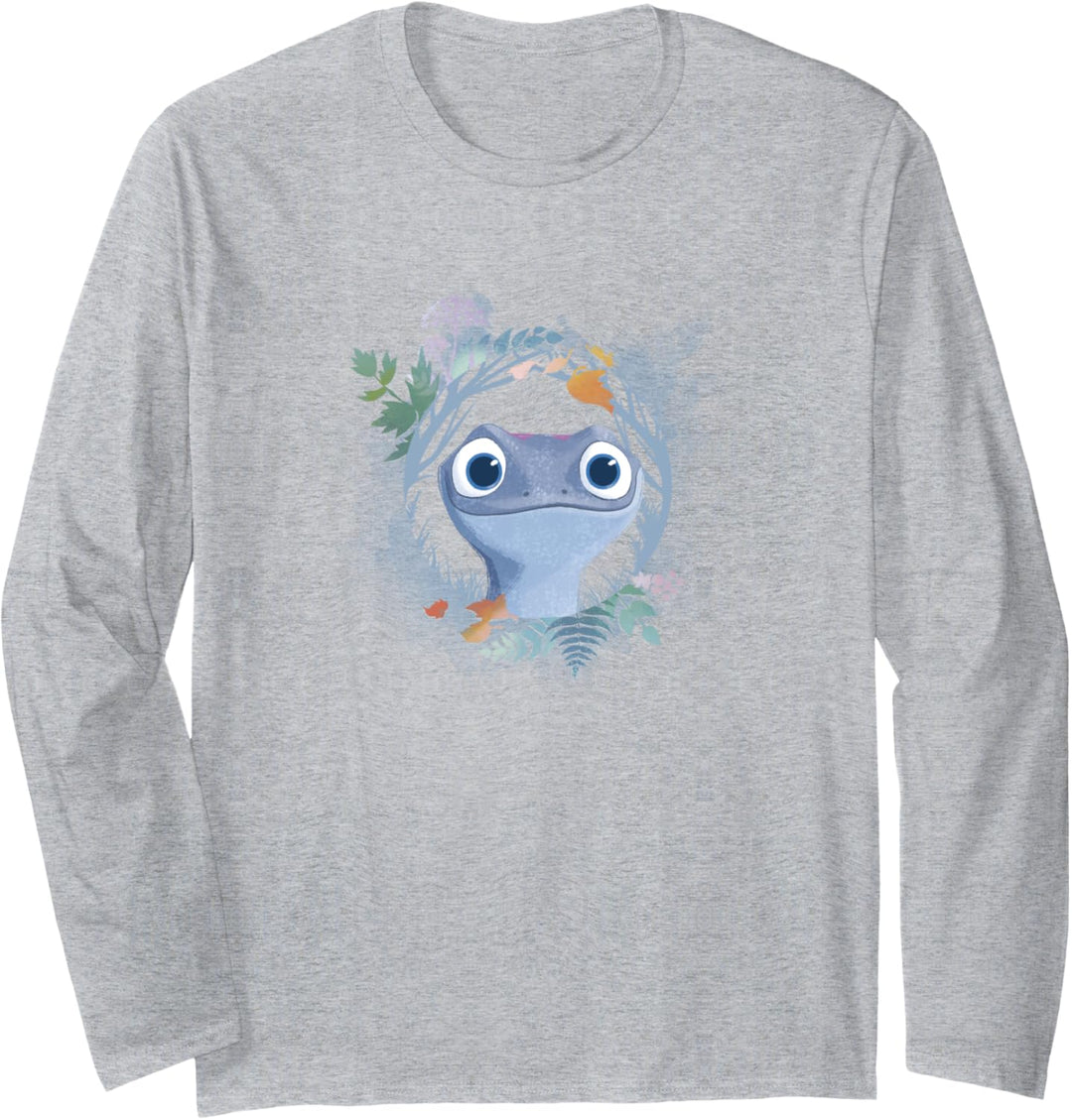Disney Frozen 2 Bruni The Salamander Watercolor Portrait Langarmshirt