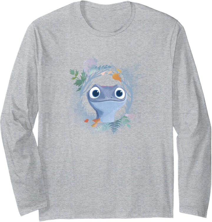 Disney Frozen 2 Bruni The Salamander Watercolor Portrait Langarmshirt