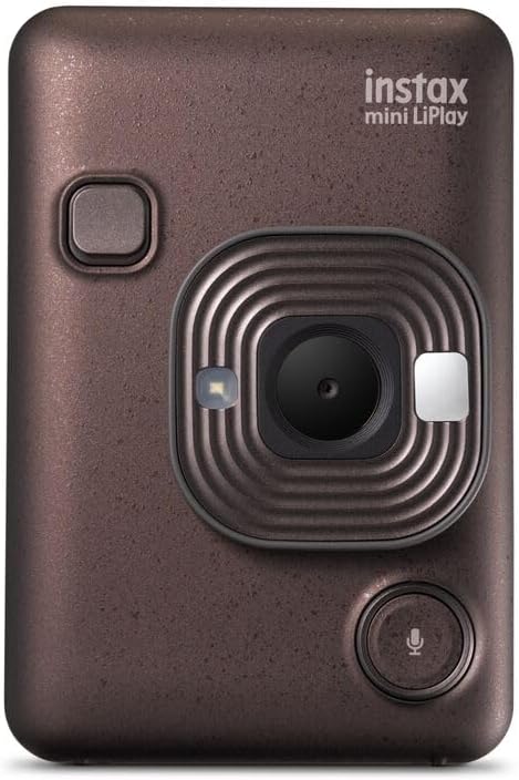 INSTAX Mini LiPlay 2 Digital Hybrid Camera Deep Bronze, Deep Bronze