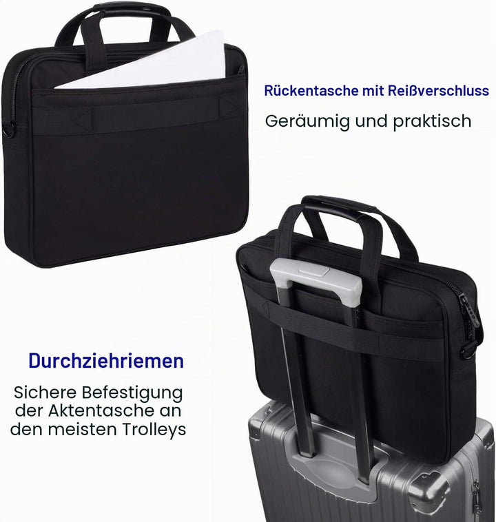 Taygeer Laptoptasche 15.6 Zoll Gross Laptop Tasche Umhängetasche Aktentasche Schultertasche Herren P