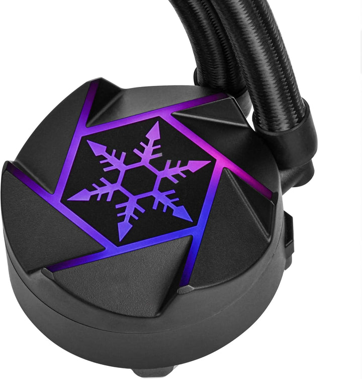 SilverStone SST-VD120-Slim - VIDA 120 SLIM Hochleistungsfähiger, schmaler Alles-in-Einem-Flüssigkeit