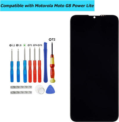 Vvsialeek Ersatz LCD Display Kompatibel Für Motorola Moto G8 Power Lite XT2055-2 Schwarz Ersatzteil