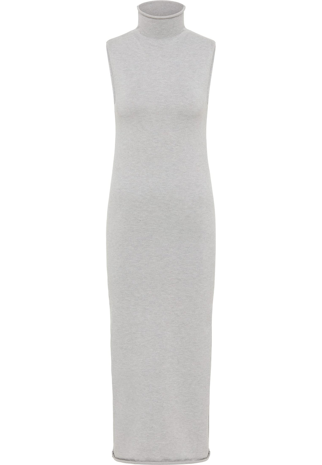 DreiMaster Damen Strickkleid Dress XL-XXL Grau Melange, XL-XXL Grau Melange