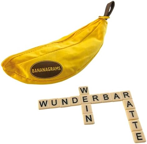 Bananagrams, Bananagrams Classic, Familienspiel, Wortspiel, 1-8 Spieler, Ab 7+ Jahren, 30+ Minuten,