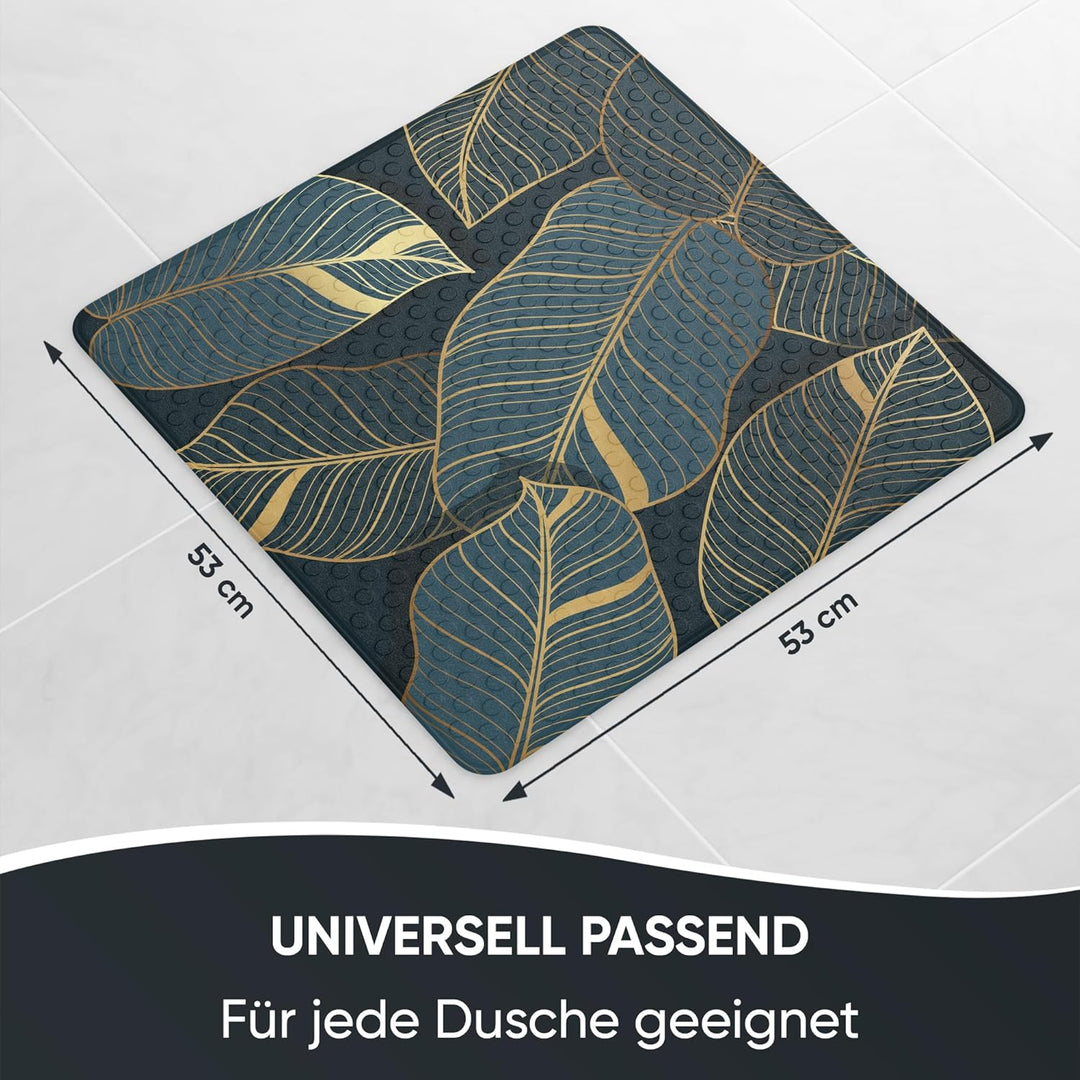 Sanilo Badematte 53 x 53 cm, rutschfeste Duschmatte für Dusche und Badewanne, Antirutschmatte maschi
