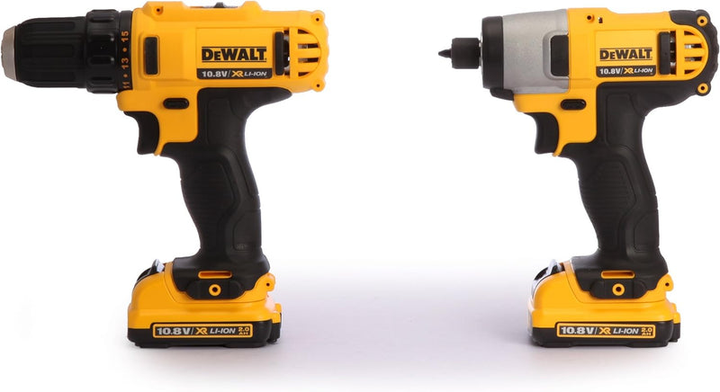 DeWalt dck211d2t-qw 10,8V-XR Lithium-Ionen Schrauber-Set, XR Bohrschrauber + XR Schlagbohrschrauber