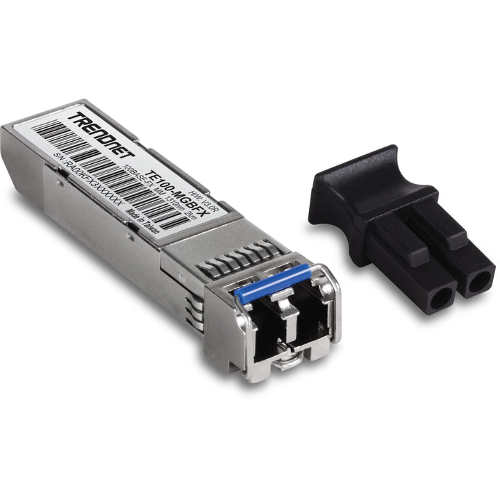 TRENDnet TE100-MGBFX 100Base-FX SFP Multi-Mode LC Modul, Kompatibel mit Mini-GBIC, Unterstützt 1310