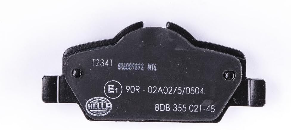 HELLA PAGID 8DB 355 021-481 Bremsbelagsatz - T2341 - Dicke/Stärke: 16.6mm - Bremssystem: TRW - für V