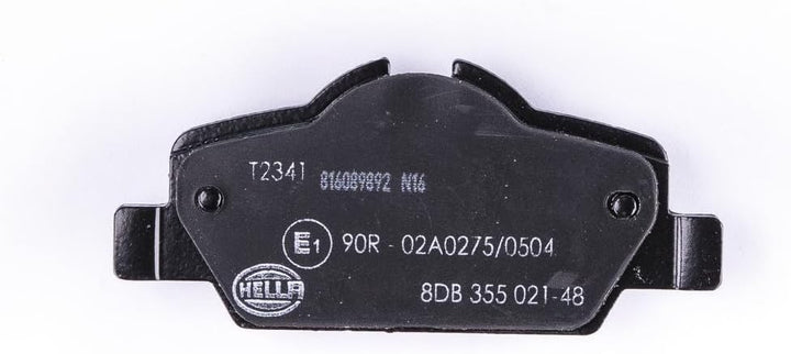 HELLA PAGID 8DB 355 021-481 Bremsbelagsatz - T2341 - Dicke/Stärke: 16.6mm - Bremssystem: TRW - für V