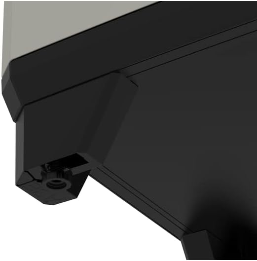 Keter Planet Mülltrennung, recycelter Kunststoff, Grau/Schwarz, Mülltrennung, 680 x 390 x 920 mm