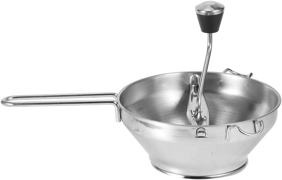 Multifunktionaler Manueller Lebensmittelmixer, Salat-Gemüse-Obst-Mixer aus Edelstahl, Einfach zu Bed