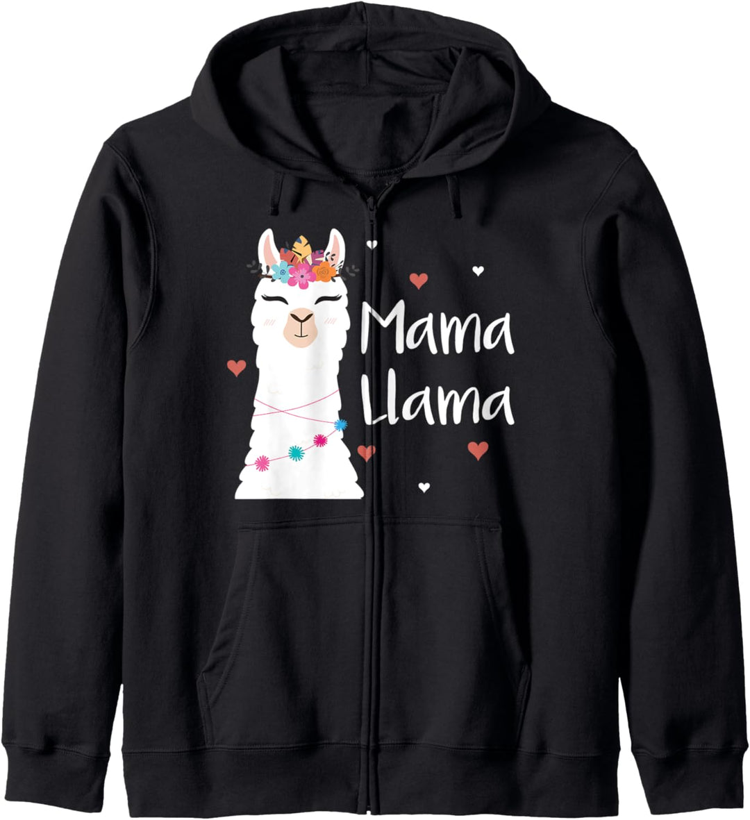 Mama Lama niedlichen Lamas Mutter Frauen Muttertagsgeschenk Kapuzenjacke
