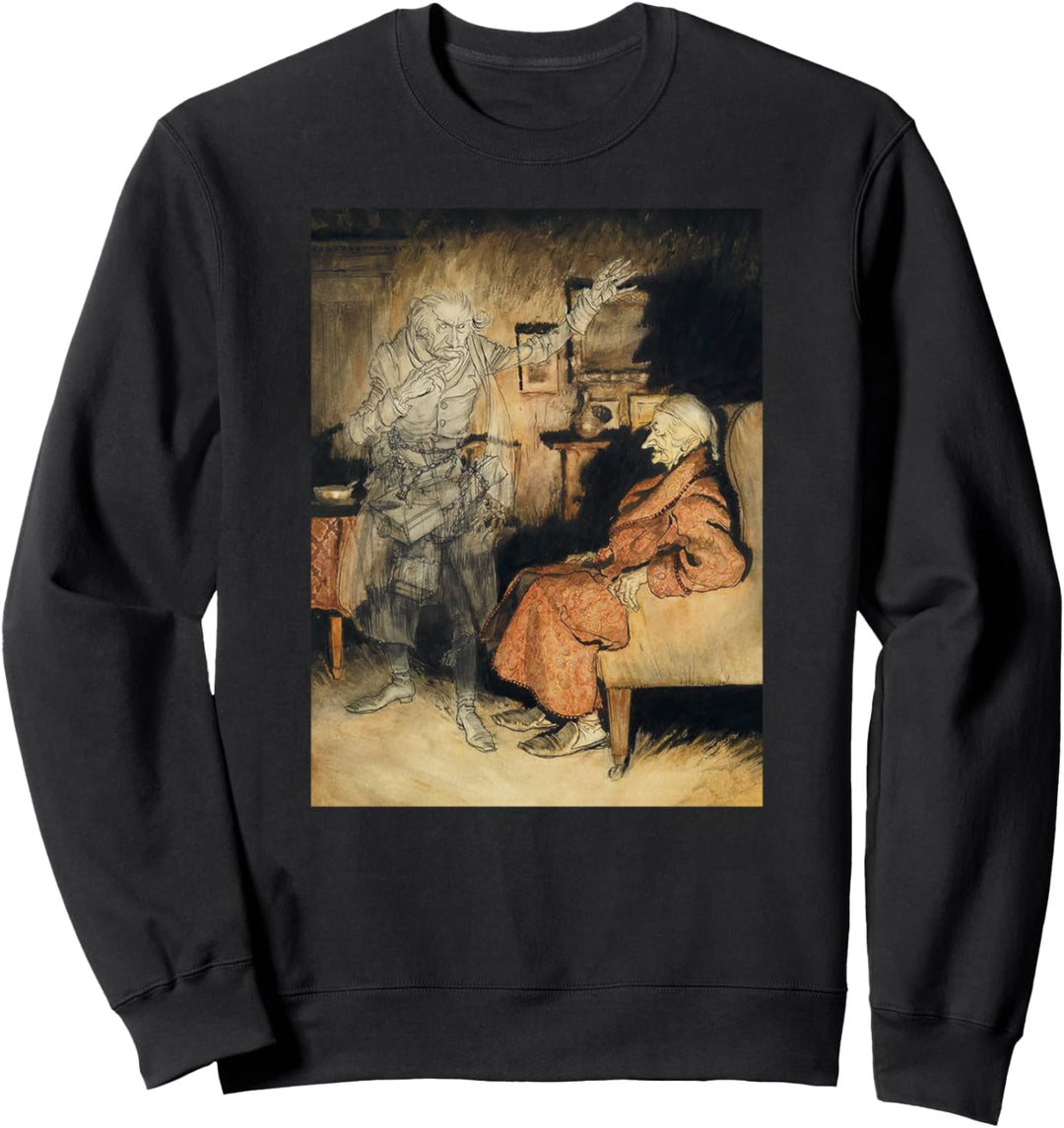 Vintage Ghost of Jacob Marley A Christmas Carol Scrooge Sweatshirt