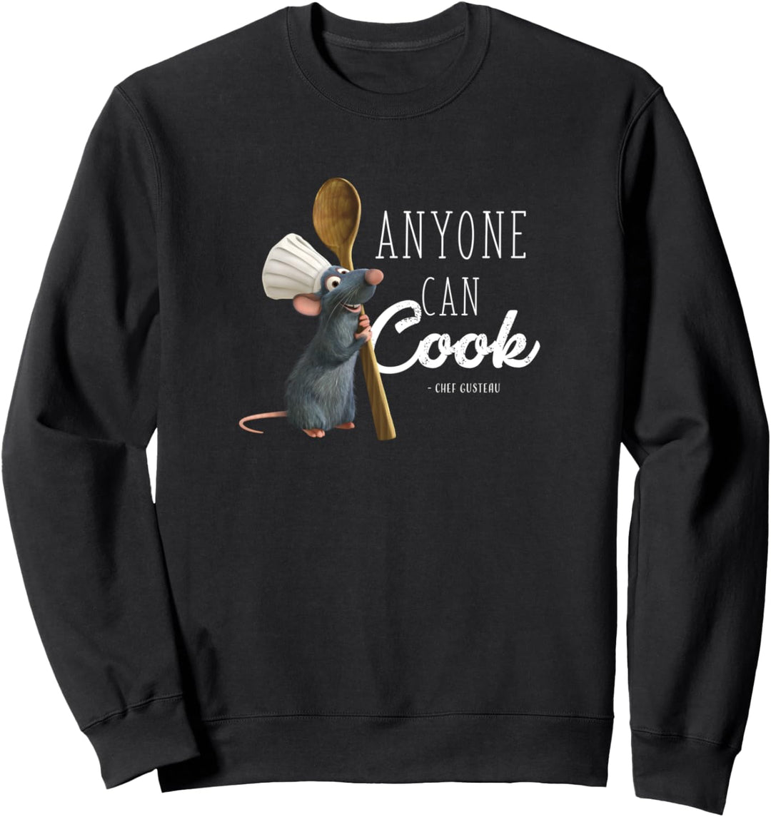 Disney Pixar Ratatouille Remy Jeder Kann Kochen Sweatshirt