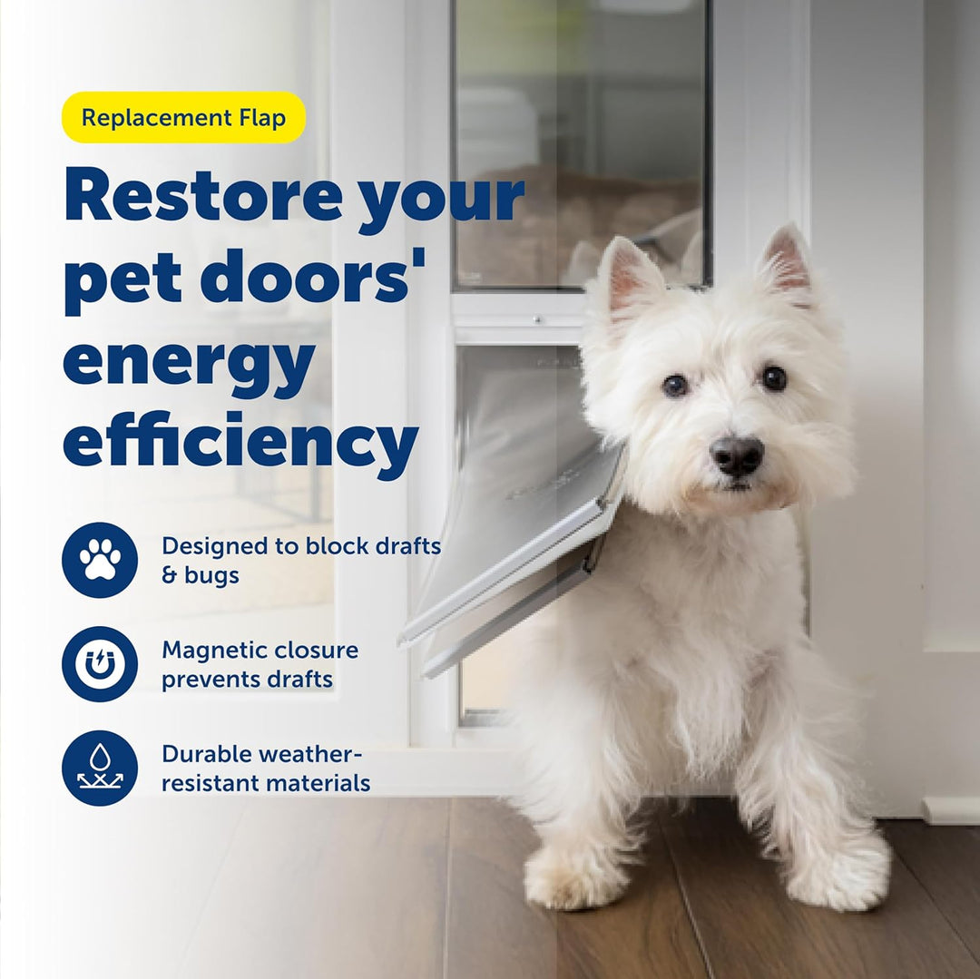 PetSafe Freedom PAC11-11037 – PAC11-11037 Ersatztür kompatibel mit Hunde- und Katzentüren – einfach