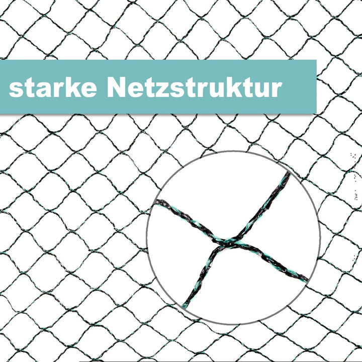 Tymar Teichnetz, Gartennetz, Vogelschutznetz, Laubnetz, Obstbaumnetz, Vogelabwehrnetz, Balkon Netz,