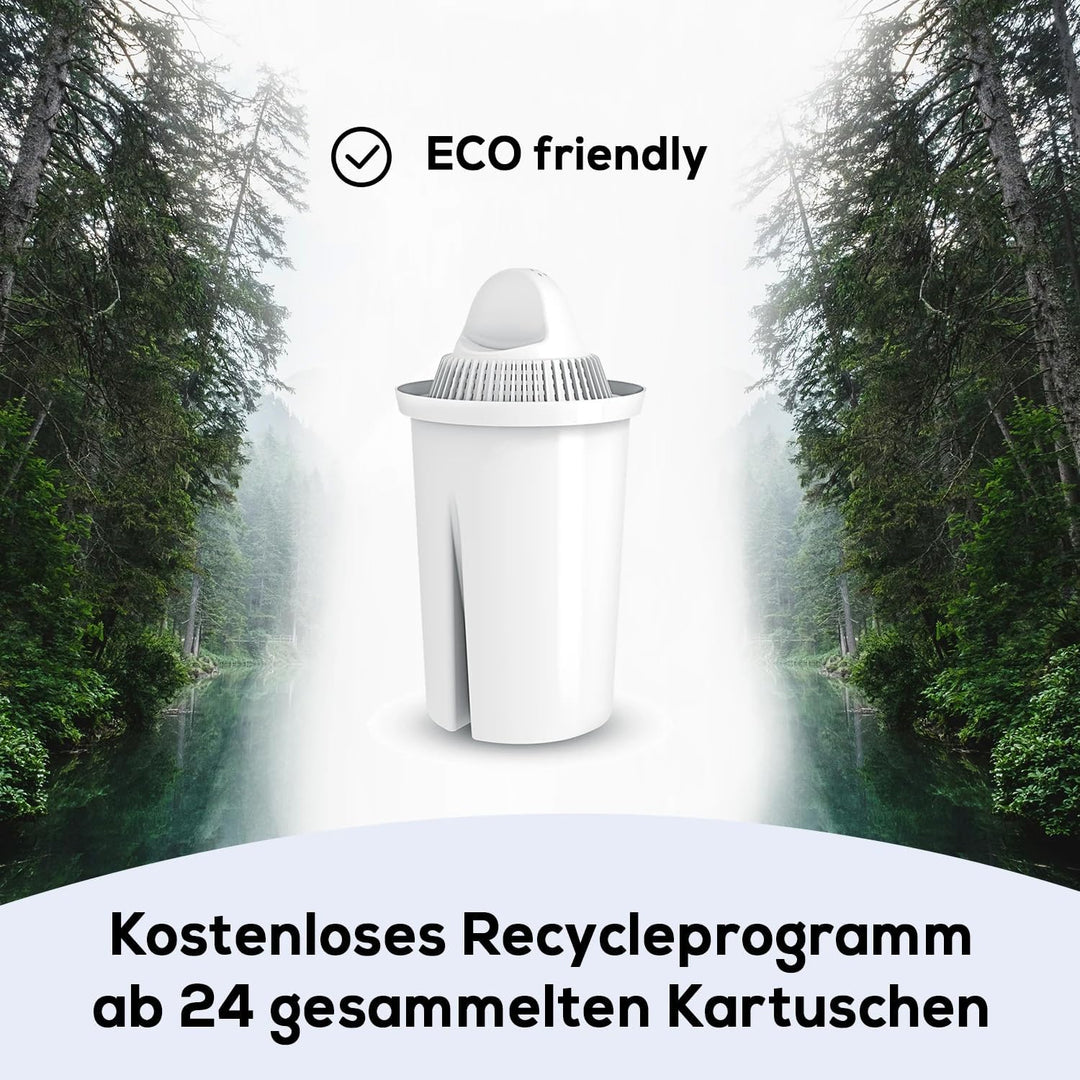 PearlCo - classic Pack 12 Filterkartuschen - passt in Brita Classic Standard Kartusche 3 Stück (4er