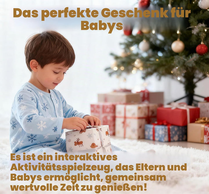 2-in-1 weiche Stapelblöcke und Ringe, Montessori-Sensorikspielzeug für Babys 6 12 18 Monate, Essenti