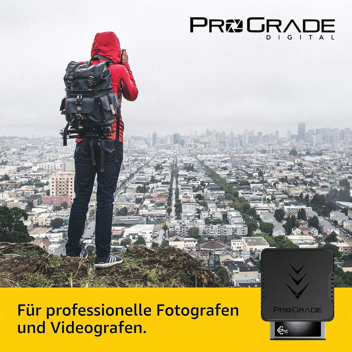 CFast und SD UHS-II Speicherkartenleser mit zwei Steckplätzen von ProGrade Digital | USB 3.2 Gen 2 f
