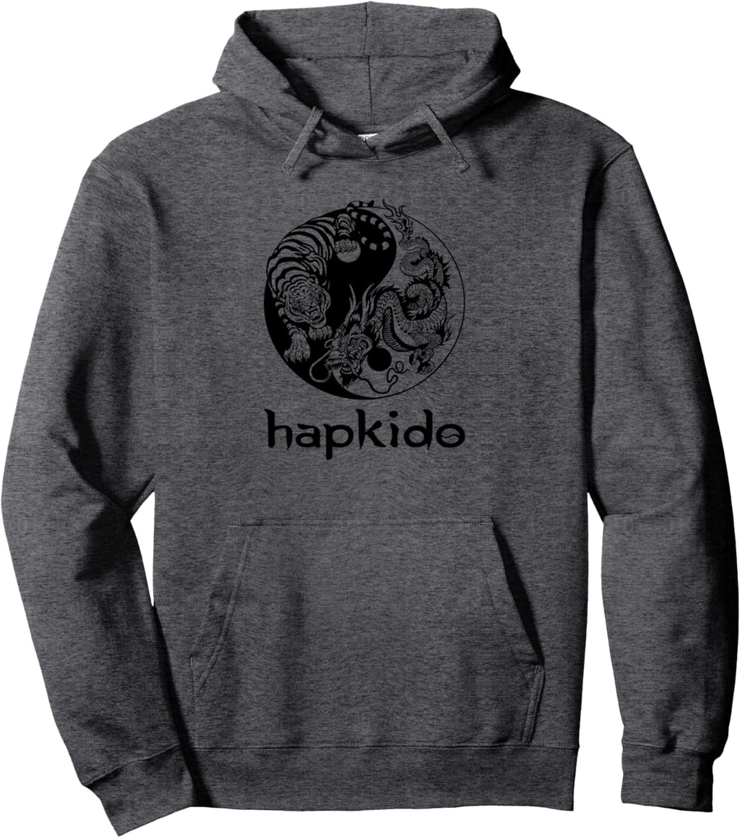 Hapkido Tiger Drache Yin Yang Pullover Hoodie