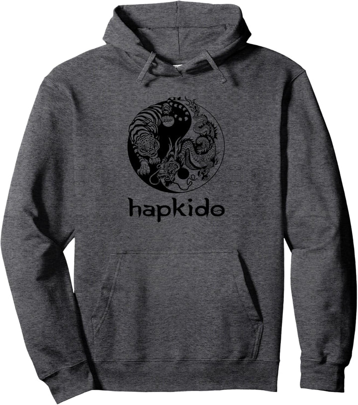 Hapkido Tiger Drache Yin Yang Pullover Hoodie