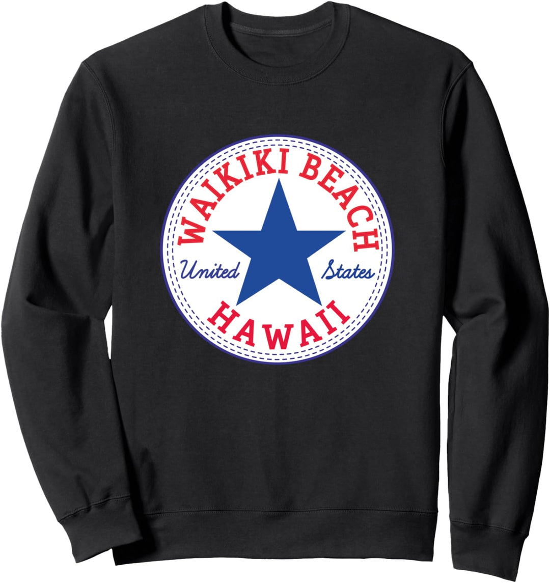 Aloha Surfen Hawaii Honolulu Waikiki Surfer Strand Sweatshirt