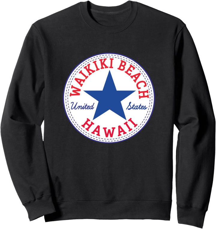 Aloha Surfen Hawaii Honolulu Waikiki Surfer Strand Sweatshirt