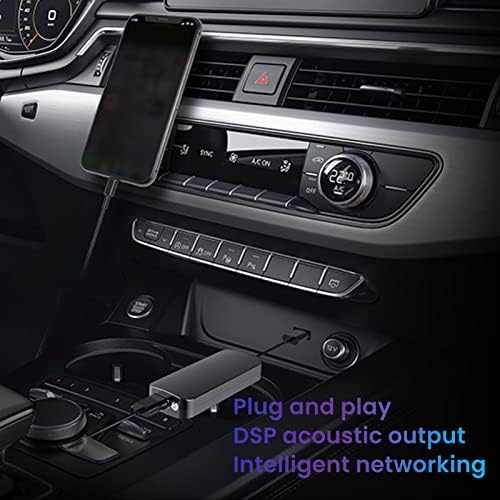 Bewinner Wireless CarPlay Adapter USB, Wireless CarPlay Converter mit USB-Schnittstelle Sprachsteuer