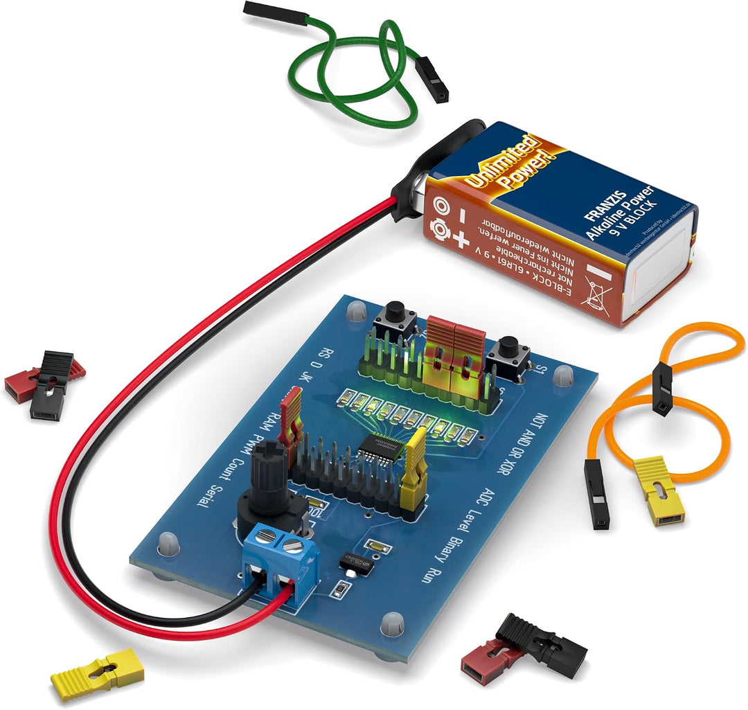FRANZIS 67204 - Lernpaket Grundschaltungen der digitalen Elektronik - Komplettset für 72 Praxis-Proj