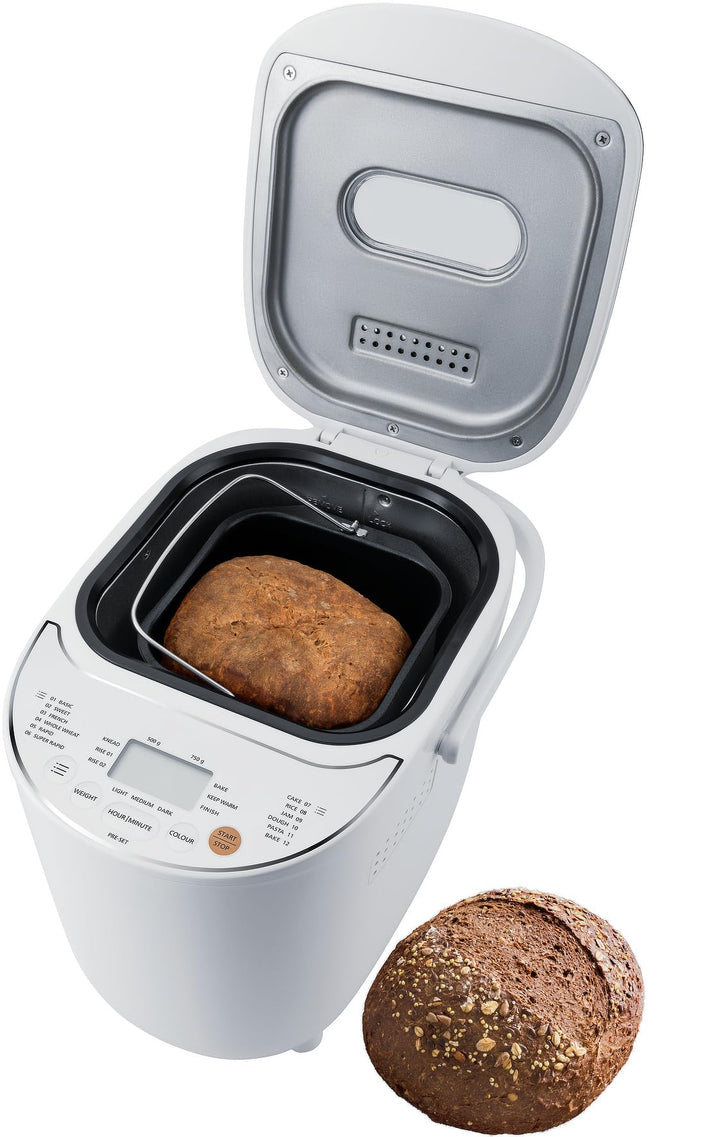Steba Brotbackautomat, 12 Automatikprogramme, Brotgewicht (500, 750 g), Bränungsgrad (hell, medium,