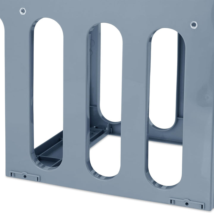 Relaxdays Einbaumülleimer Küche, Auszug, Duo je 8 l, Müllsystem Unterschrank, Kunststoff, HxBxT: 35,